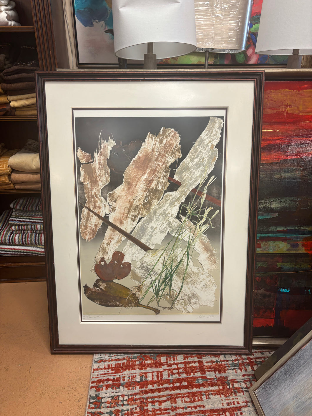 Wood Framed “From Earth” Artwork