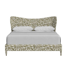 Load image into Gallery viewer, Hedge Green Upholstered Cocoon King Bed
