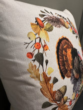 Load image into Gallery viewer, Turkey/Wreath Pillow
