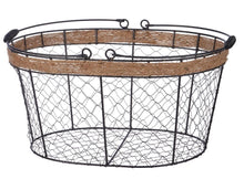 Load image into Gallery viewer, Oval Wire Basket w/ Handles Collection
