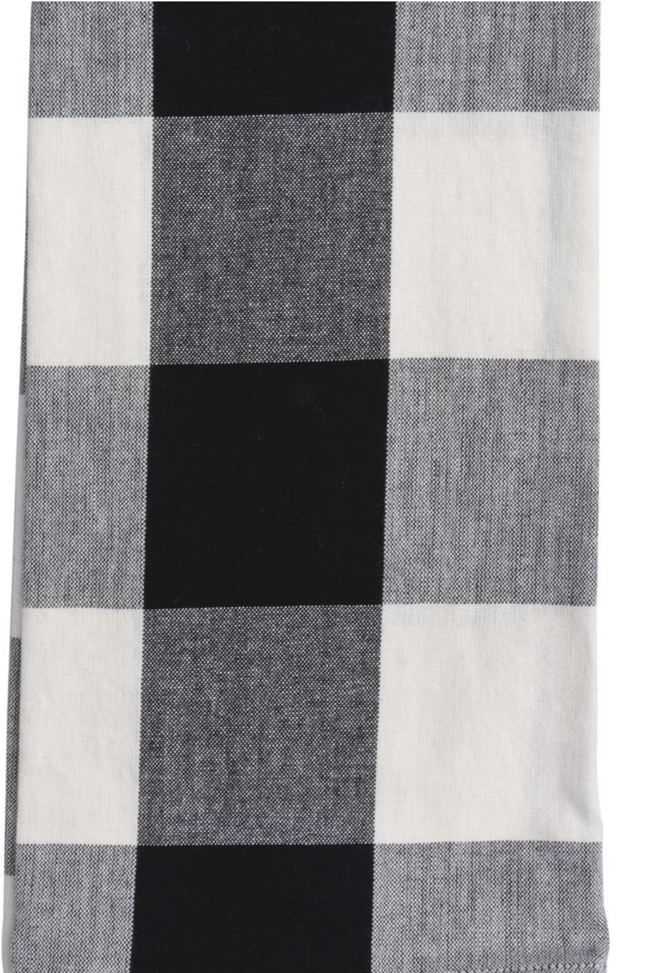 Black and White Buffalo Check Kitchen Towel