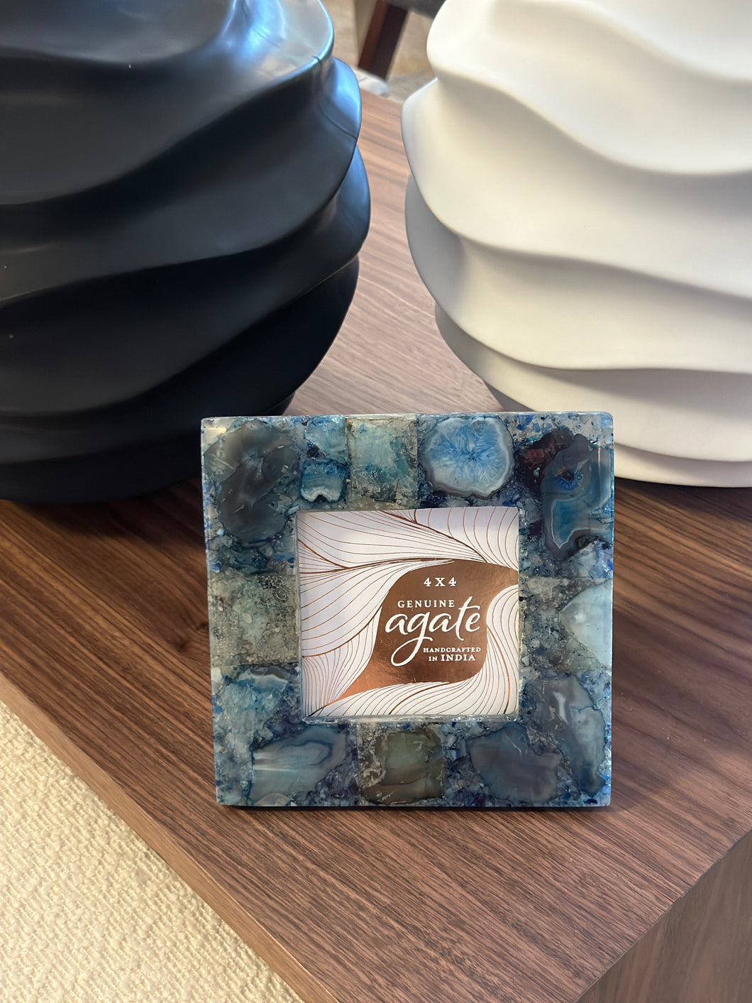 Blue Agate Photo Frame Collection