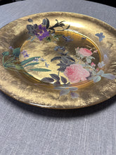 Load image into Gallery viewer, Gold Plated Floral Iron Stand
