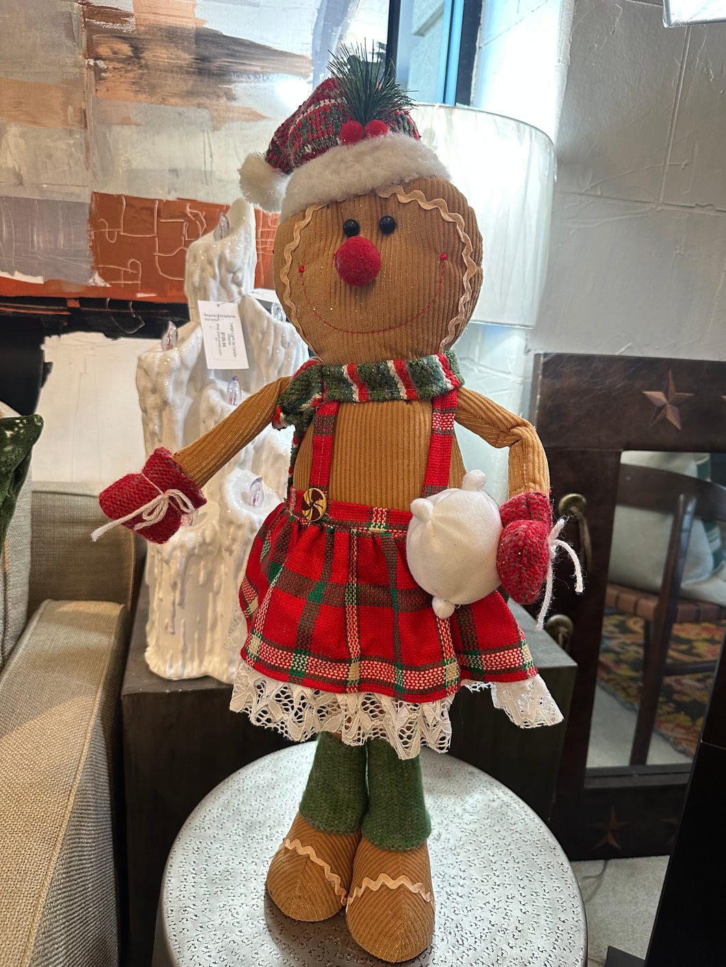 Fabric Gingerbread Doll