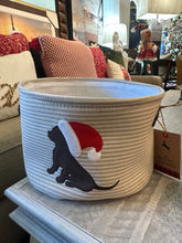 Load image into Gallery viewer, Season’s Greetings Dog Basket
