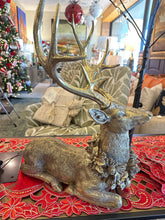 Load image into Gallery viewer, Gold Laying Reindeer
