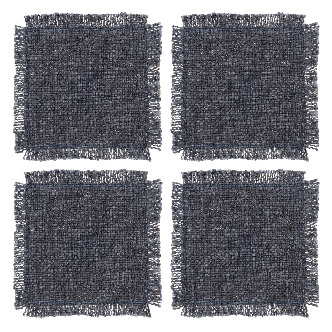 Slate Double Stitch Coaster Set