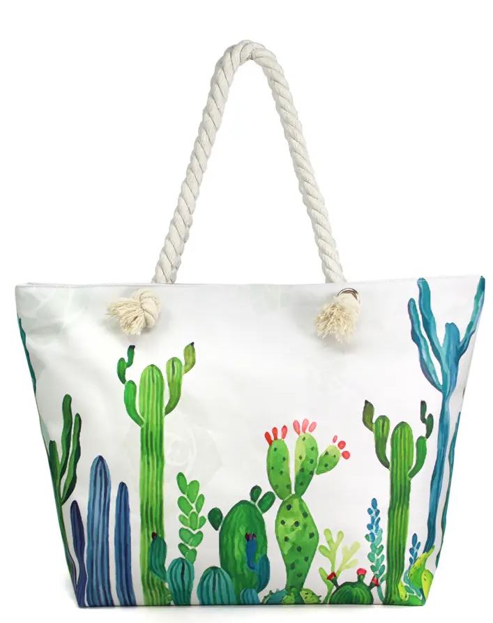 Cactus Large Tote Bag