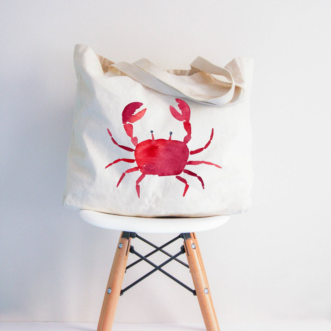 Red Crab Tote Bag 2 SIZES