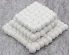 Load image into Gallery viewer, Natural Wool Trivet Collection S/3
