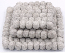 Load image into Gallery viewer, Natural Wool Trivet Collection S/3
