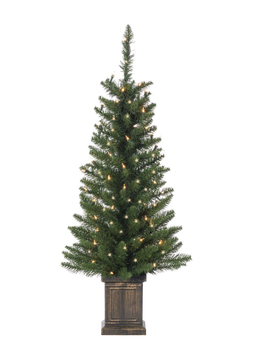 3.5' Potted Pre-Lit Tree