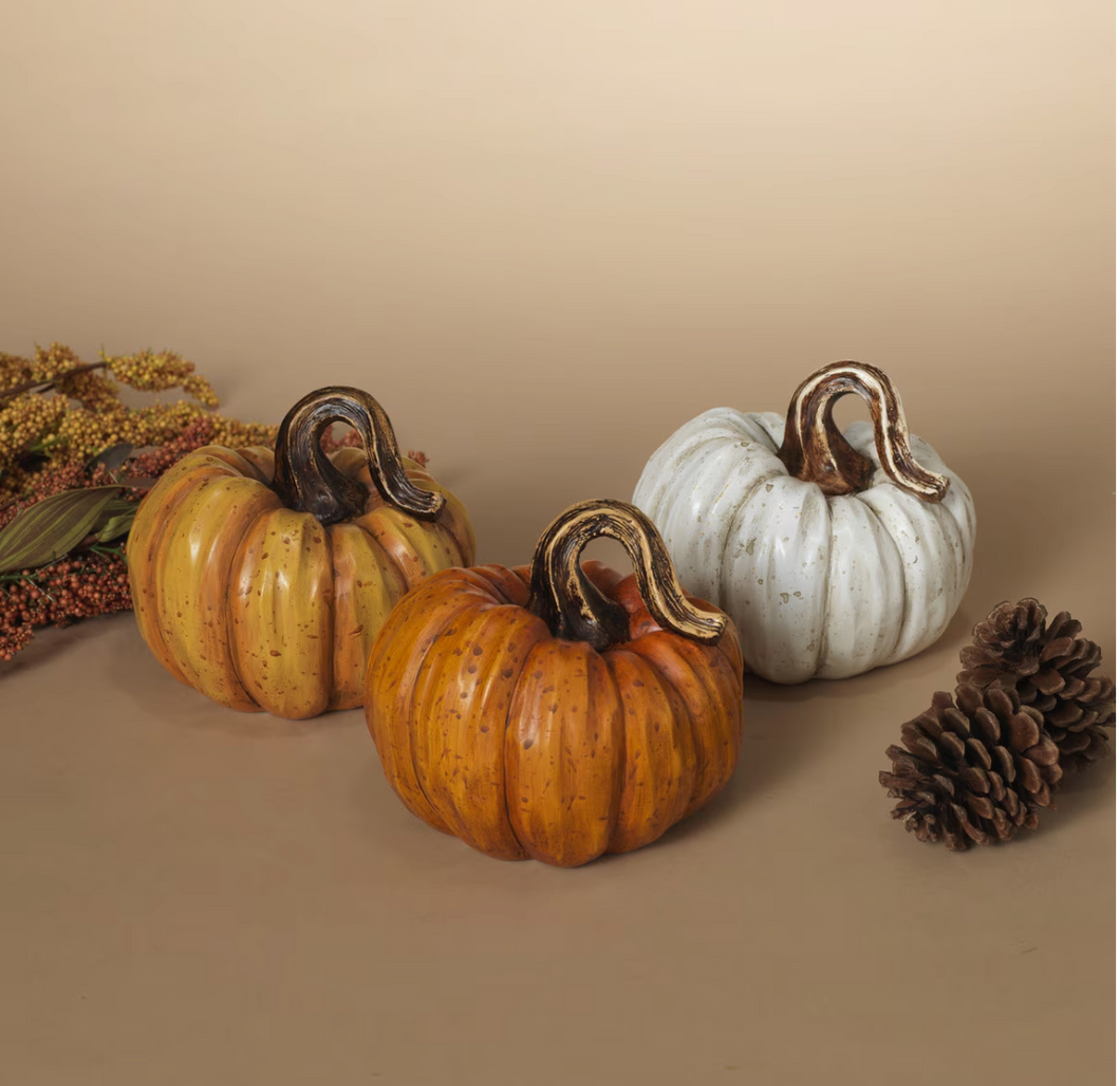 Harvest Resin Pumpkin