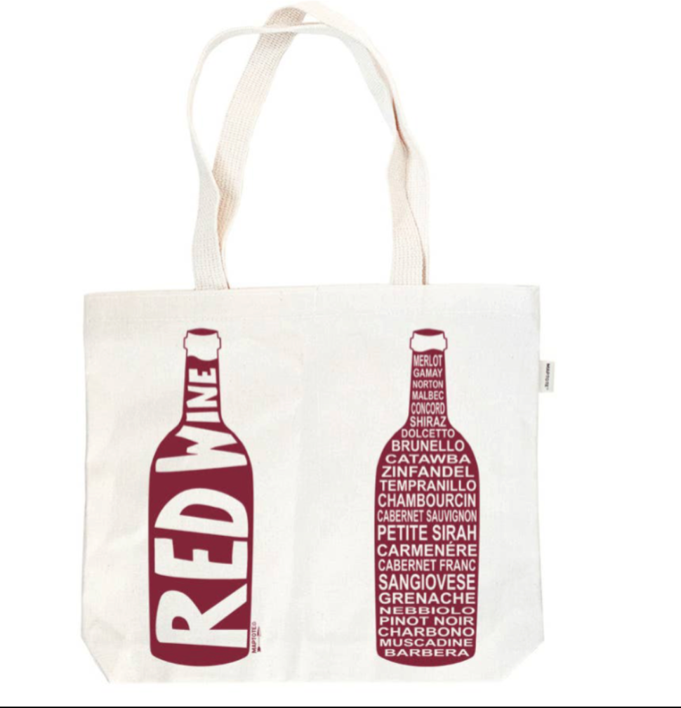 Red Wine Double Bottle Tote