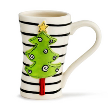 Load image into Gallery viewer, Christmas Tree Striped Mug
