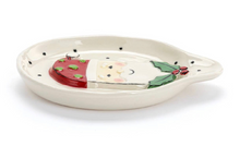 Load image into Gallery viewer, Santa Claus Polka Dot Spoon Rest

