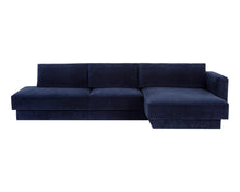 Load image into Gallery viewer, Contemporary Two-Piece Sectional-Navy
