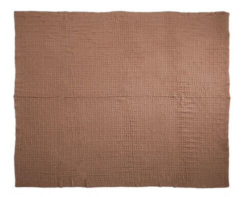 Nathan Camel Hair Woven Throw