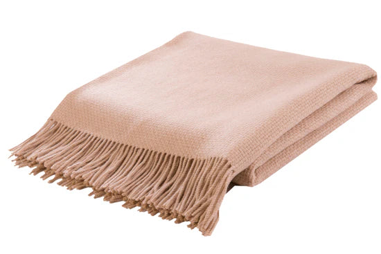 Himalayan Weave Camel Hair Throw Blanket