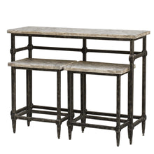 Load image into Gallery viewer, Counter Height Bistro Table with Two Stools S/3
