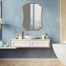 Load image into Gallery viewer, Athena Brushed Brass Mirror
