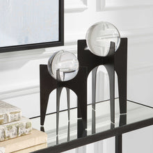 Load image into Gallery viewer, Crystal Spheres on Iron Base- S/2
