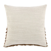 Load image into Gallery viewer, Jute &amp; Leather Chestnut 20&quot; Pillow
