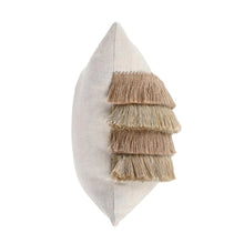 Load image into Gallery viewer, Jute Fringe 14&quot; x 26&quot; Pillow
