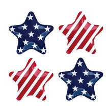 Load image into Gallery viewer, 8” Patriotic Star Melamine Plate Collection
