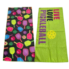 Load image into Gallery viewer, Live Love Pickleball Microfiber Athletic Towel
