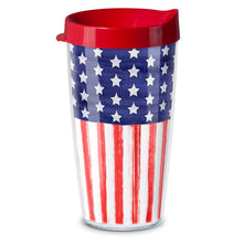 Load image into Gallery viewer, Patriotic Flag Insulated Travel Tumbler

