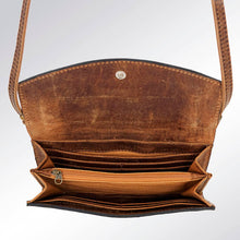 Load image into Gallery viewer, Crossbody Hand-Painted Leather &amp; Cowhide
