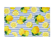 Load image into Gallery viewer, Lemon Stripe Kitchen Dish Towel
