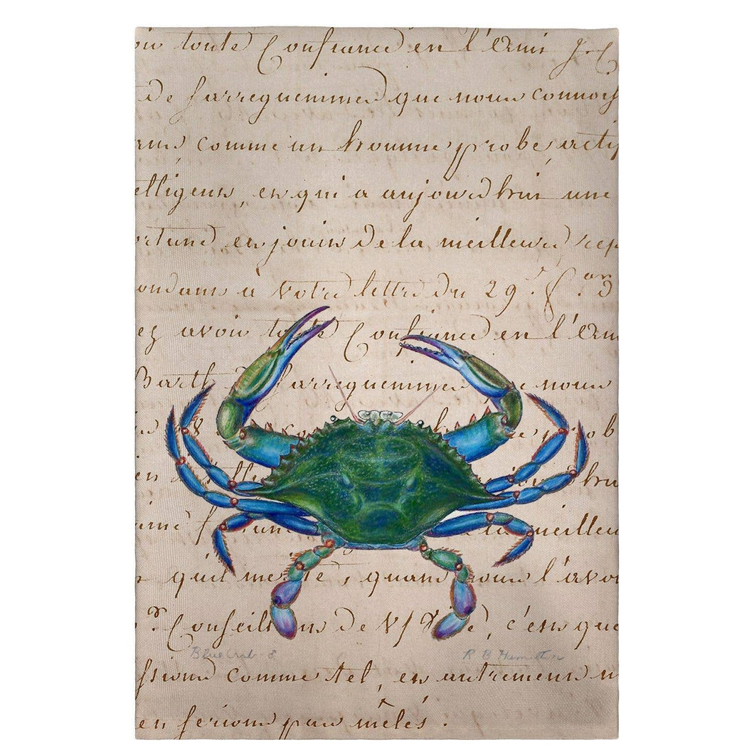 Blue Crab Guest Towel