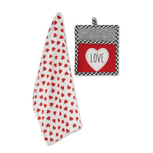 Load image into Gallery viewer, Heart Love Potholder Gift Set
