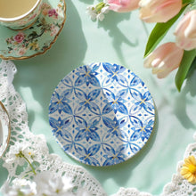 Load image into Gallery viewer, Mediterranean Lemon Coasters | Coastal Blue &amp; Yellow Accents Collection
