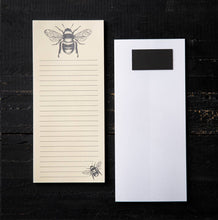 Load image into Gallery viewer, Bee Notepad with Magnetic Back
