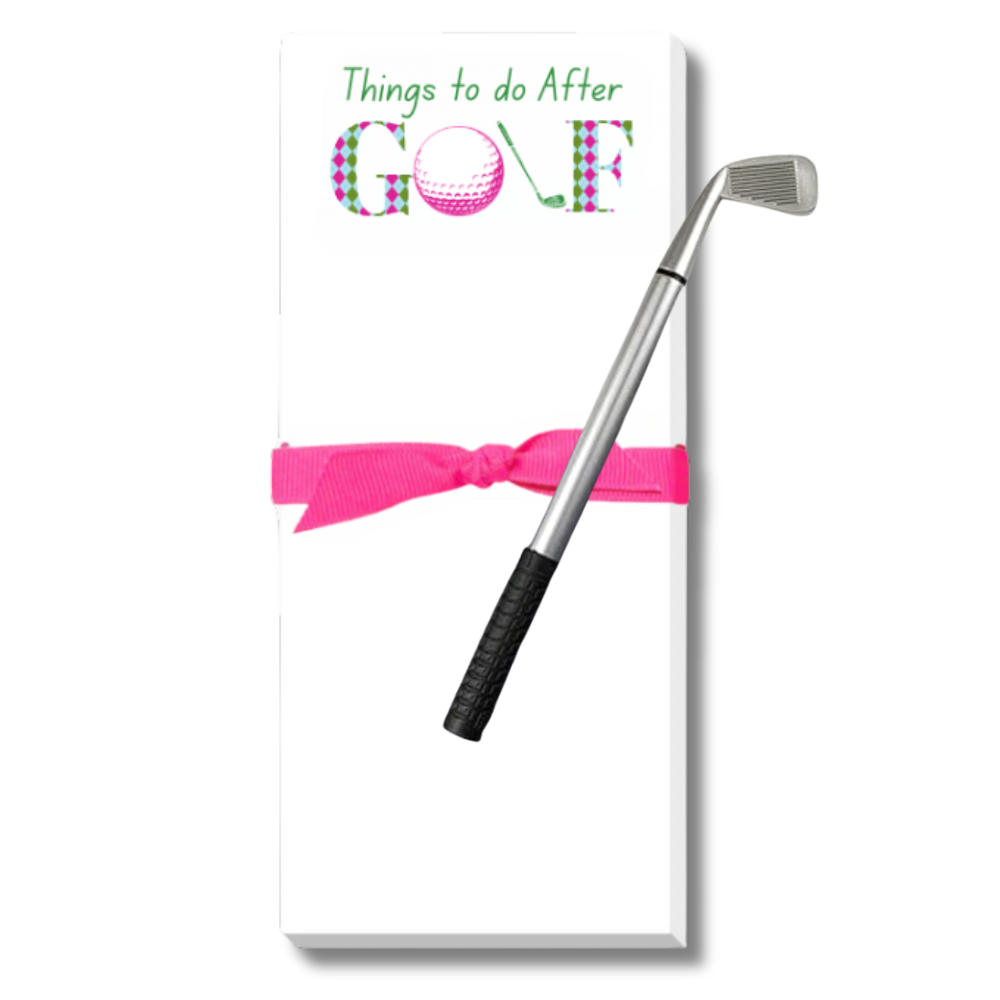 Golf Notepad & Pen Set