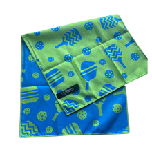 Load image into Gallery viewer, Green Pickleball Microfiber Athletic Towel
