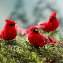 Load image into Gallery viewer, Artificial Red Cardinal w/ Clip
