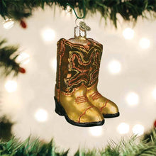 Load image into Gallery viewer, Pair Of Boots Glass Ornament
