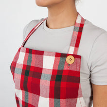 Load image into Gallery viewer, Recycled Cotton Tannenbaum Christmas Apron
