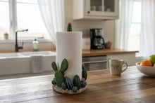 Load image into Gallery viewer, Cactus Paper Towel Holder

