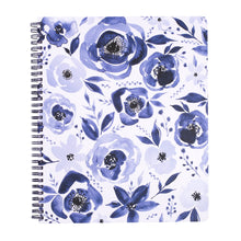 Load image into Gallery viewer, Blue Floral Watercolor Notebook
