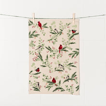 Load image into Gallery viewer, Forest Birds Christmas Dish Towel
