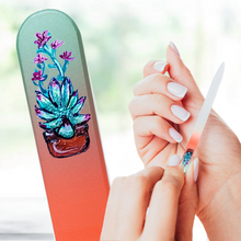 Load image into Gallery viewer, Succulent Crystal Nail File
