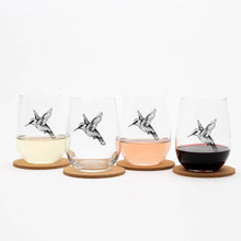 Load image into Gallery viewer, Hummingbird Wine Glass 17 oz
