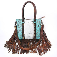 Load image into Gallery viewer, Floral Embossed Genuine Leather Bag
