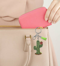 Load image into Gallery viewer, Sparkling Rhinestones Cactus Charm
