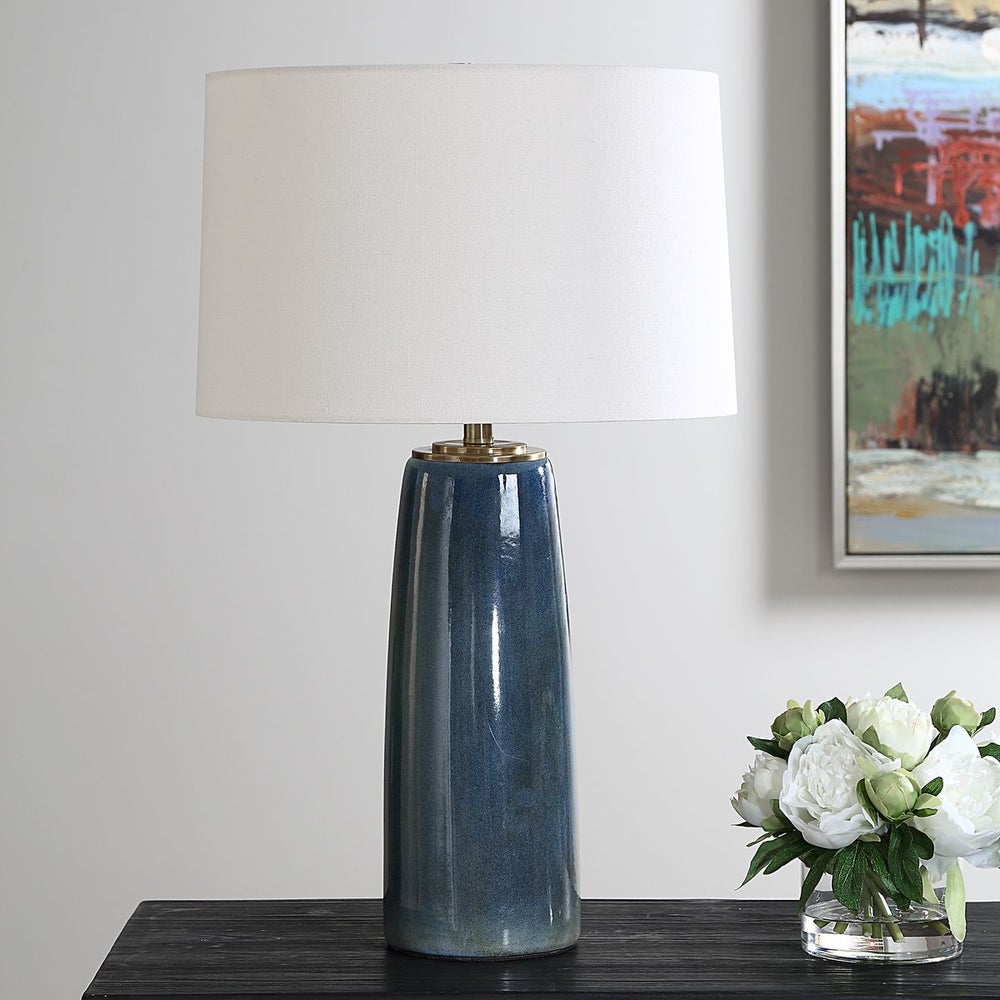 Blue Submerged Table Lamp